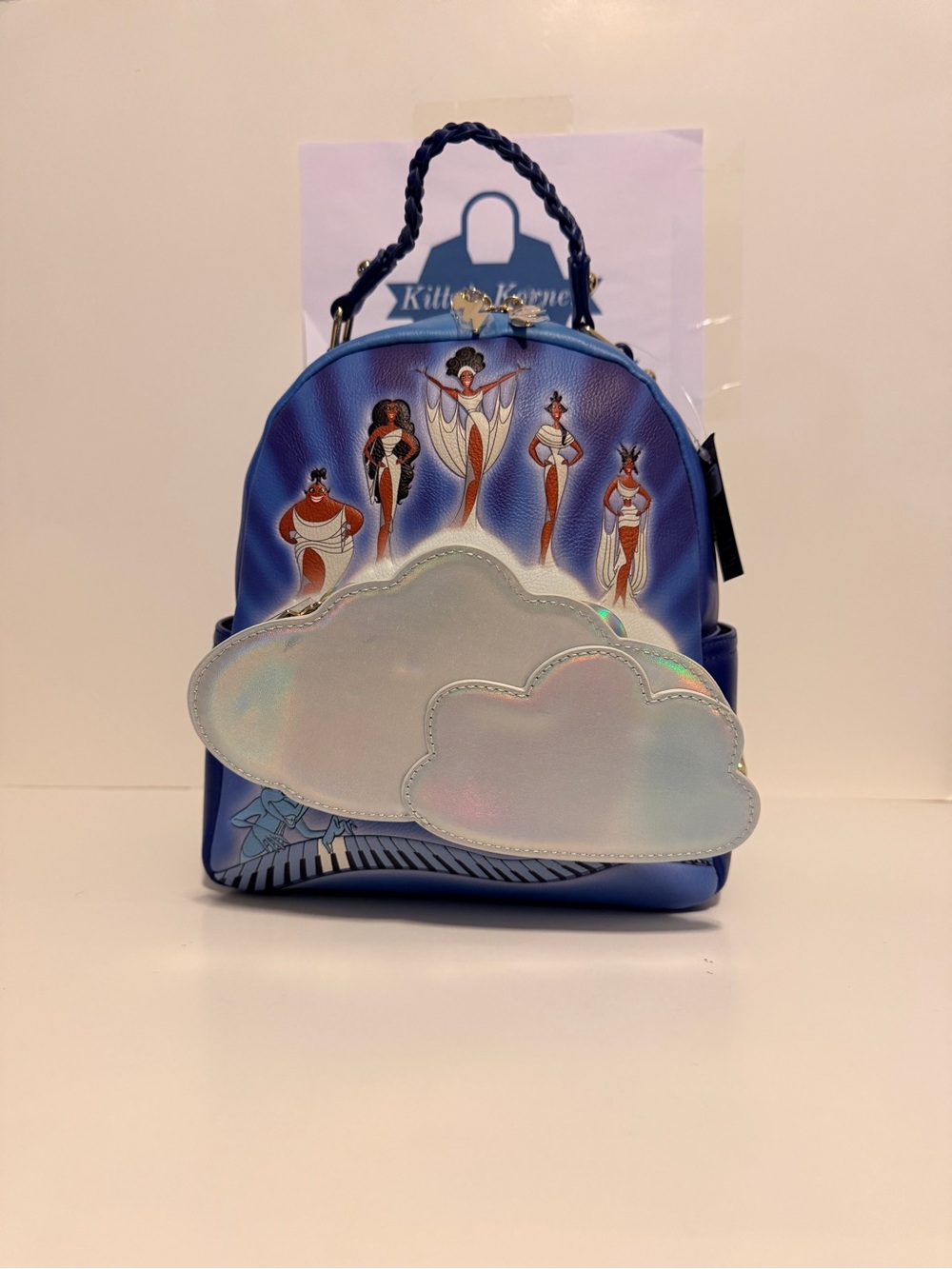 NWT Disney Our Universe Hercules Muses 2 in 1 Backpack/Crossbody Coin Purse